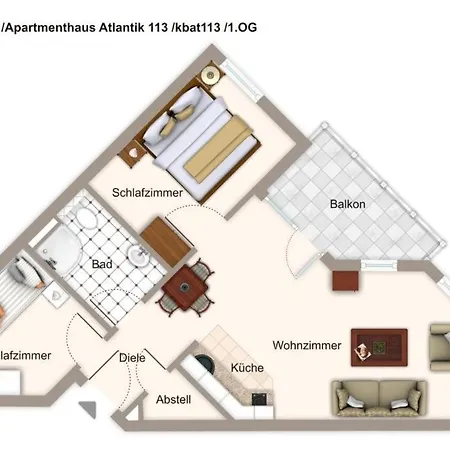 Apartmenthaus Atlantik Apartmenthaus Atlantik 113 Apartment *